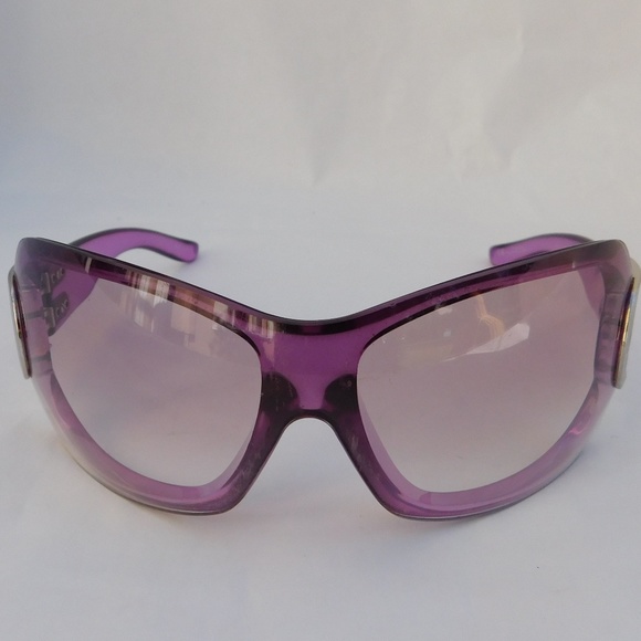 SOLD-VINTAGE CHRISTIAN DIOR PURPLE SUNGLASSES - Picture 6 of 8